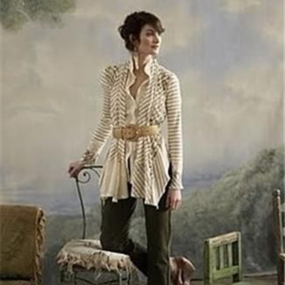 Anthropologie Tops - Anthropologie Tiny City Garden Cardigan